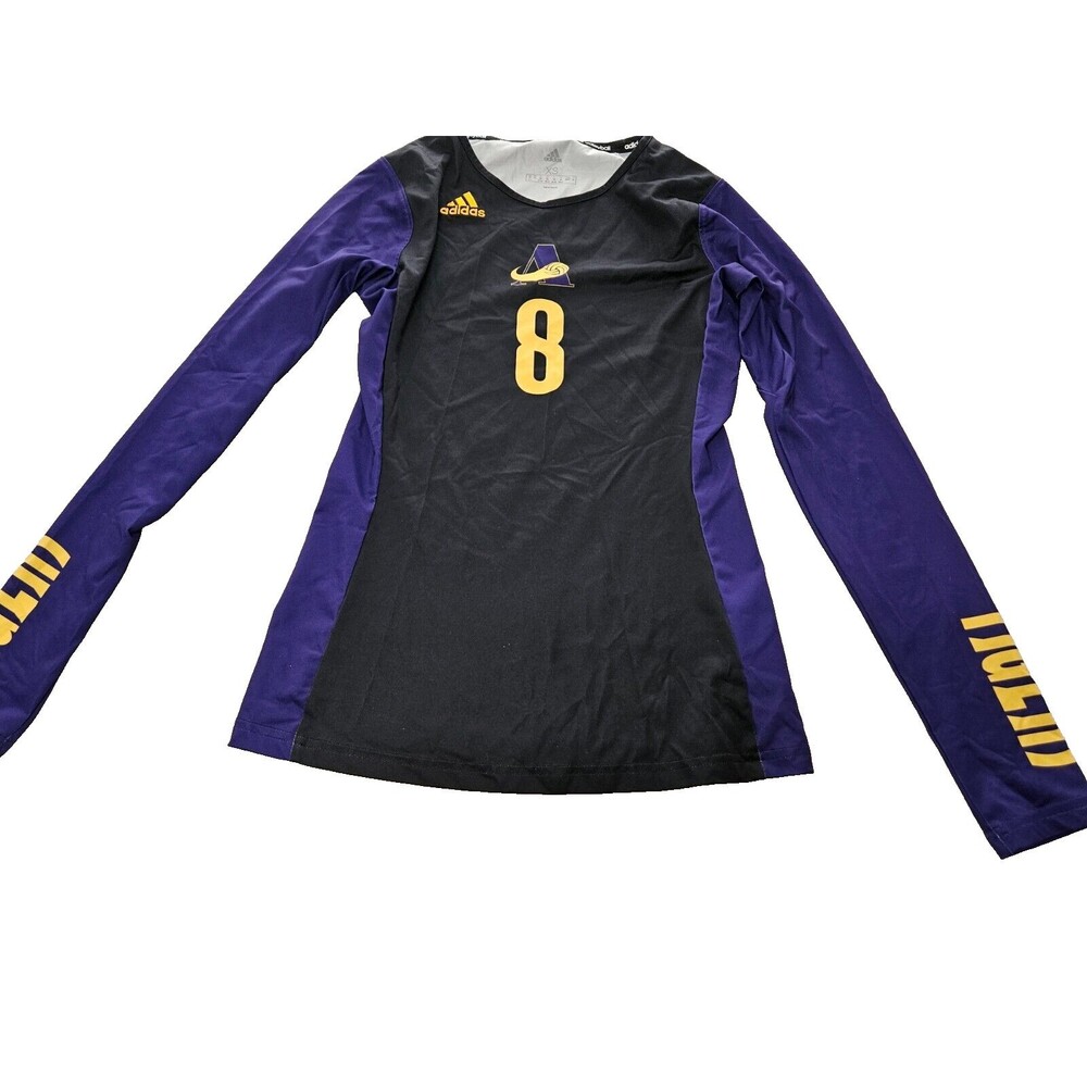 Adidas Woman's XS Long Sleeve Crew Neck Soccer Shirt Jersey Size XS "TIGERS"